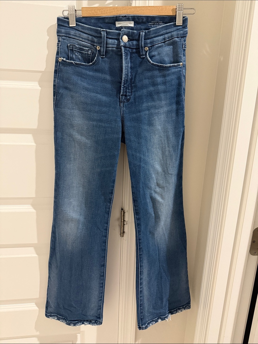 Good American Blue Bootcut Jeans